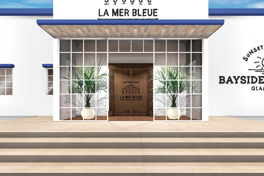 カフェレストラン「LA MER BLEUE」